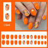 12 Sizes-24 Pcs Press On Nails C844