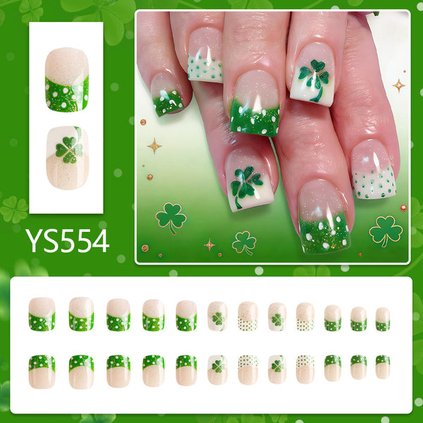 St. Patrick's Day manicure