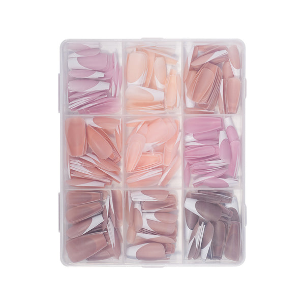 270 pcs French wearing nail pads