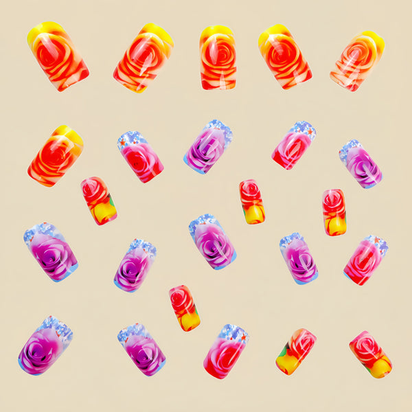 24pcs/Set Press On Nails