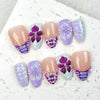 30 Pieces Purple Girl French