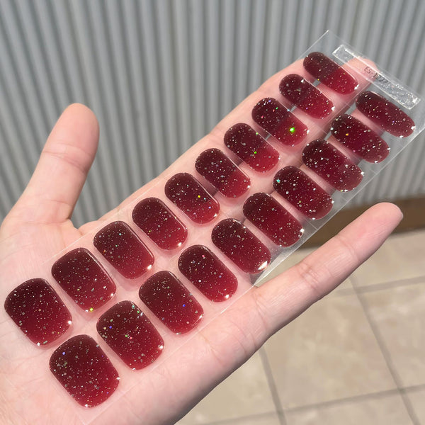 Semi-cured gel sticker1227