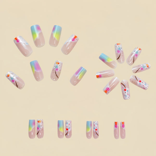 24pcs/Set Press On Nails