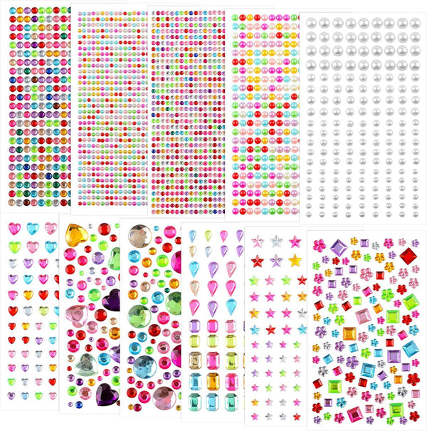 DIY Decorative Sticker Acrylic Shiny Crystal Diamond Sticker
