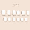 Gold foil tan French manicure