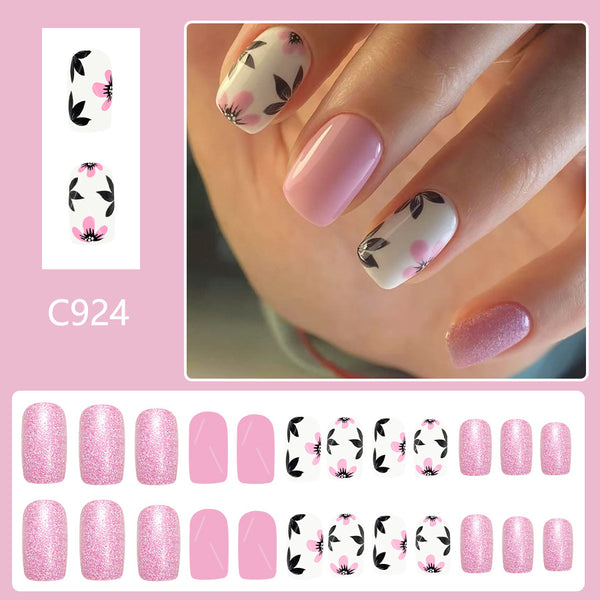 24pcs/Set Press On Nails