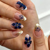 Vintage Blue Flowers