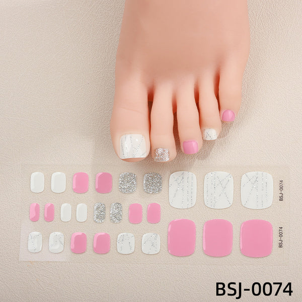 Bandes de vernis gel pour les pieds