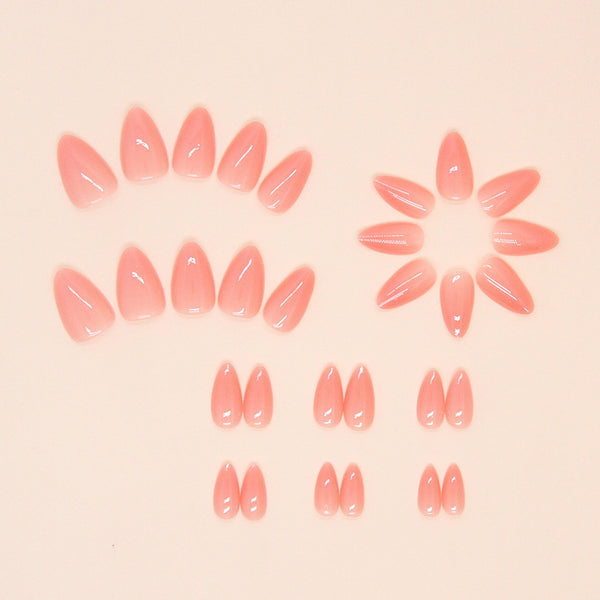 30 pcs solid color manicure