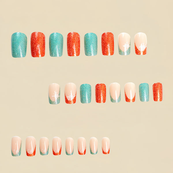 24pcs/Set Press On Nails