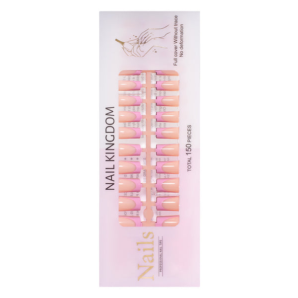 Five-color square patch manicure 150 pieces