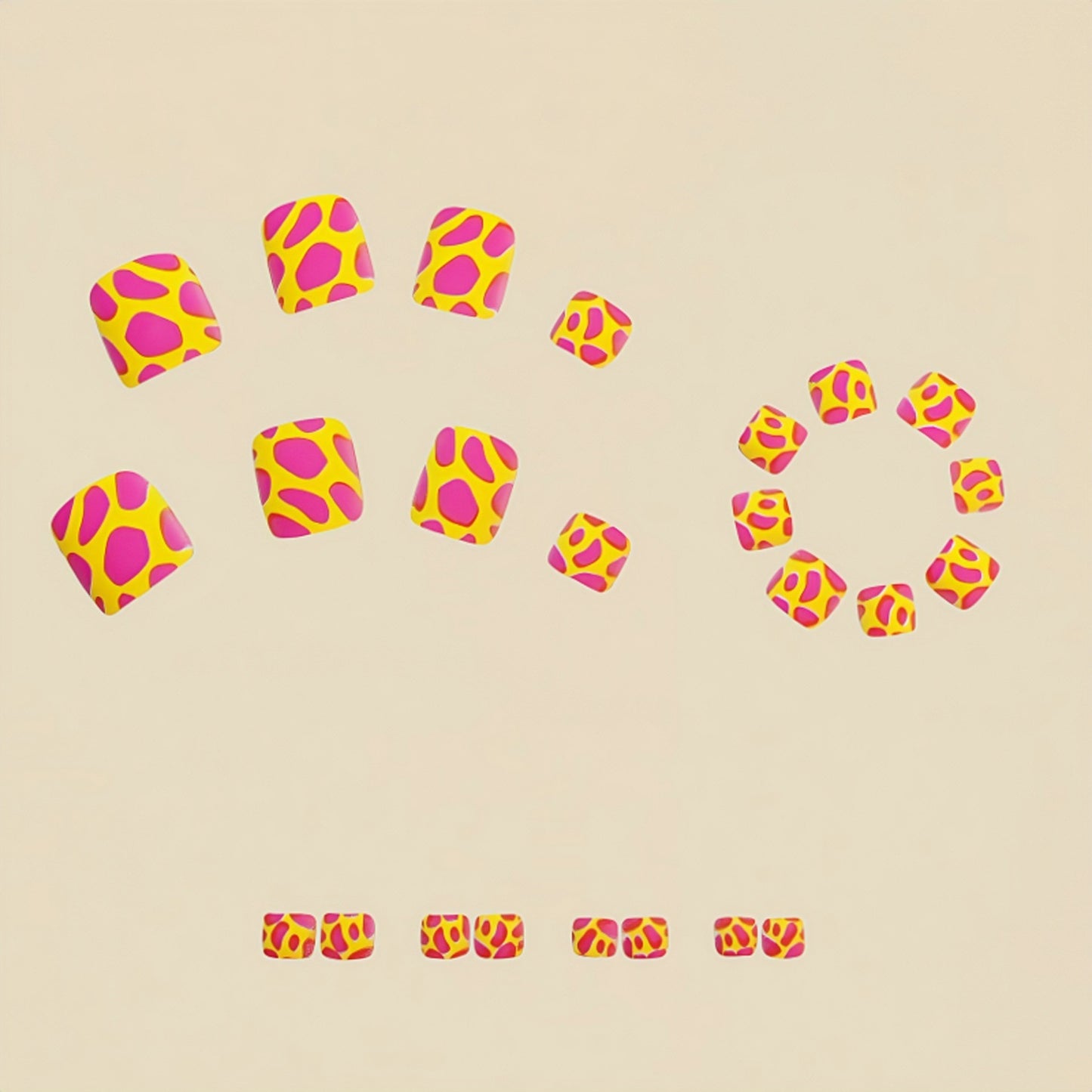 Pedicure fake nail Y602