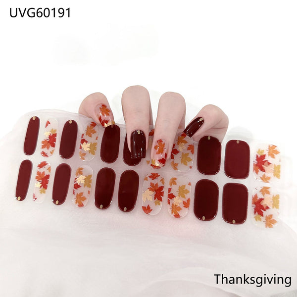 ins UV gel nail sticker
