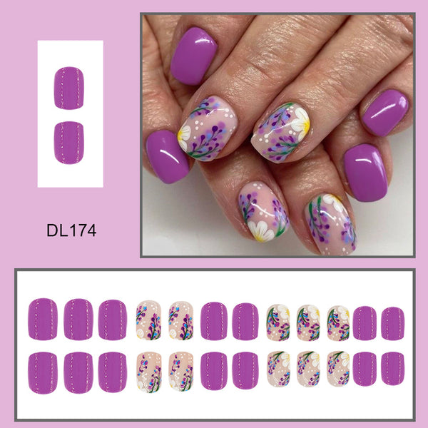 24pcs/Set Press On Nails