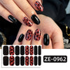 Leopard nail polish film nail sticker