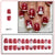 24pcs/Set Press On Nails JB971