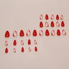 30 pieces of red flowers