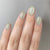 30 pieces of green cat's eye