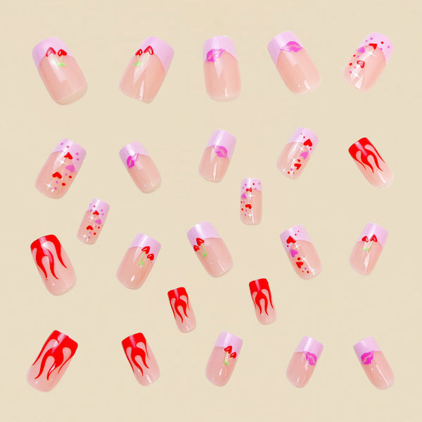 24pcs/Set Press On Nails