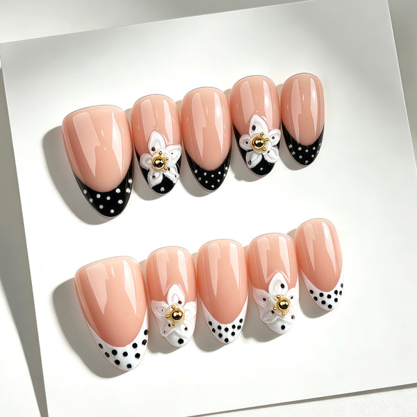 30 pieces Hayley 3D three-dimensional AB polka dots