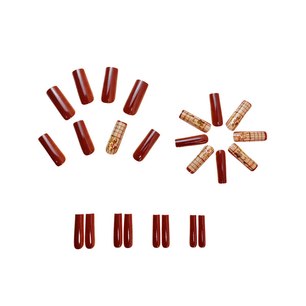 24pcs/Set Press On Nails