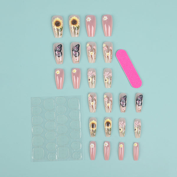 24pcs/Set Press On Nails