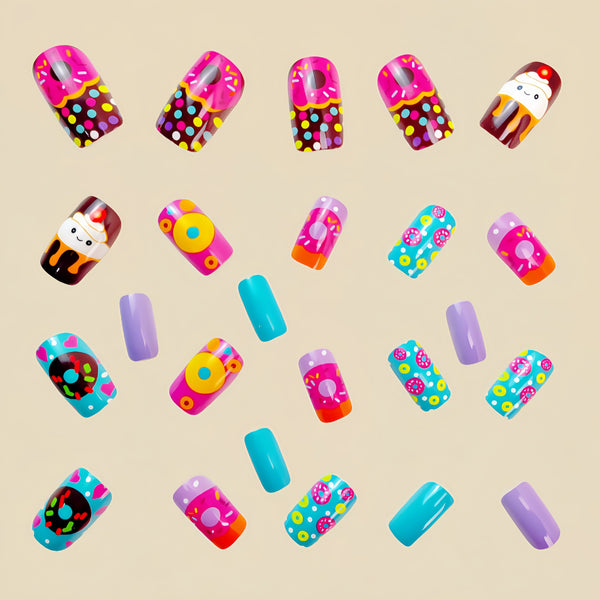 24pcs/Set Press On Nails