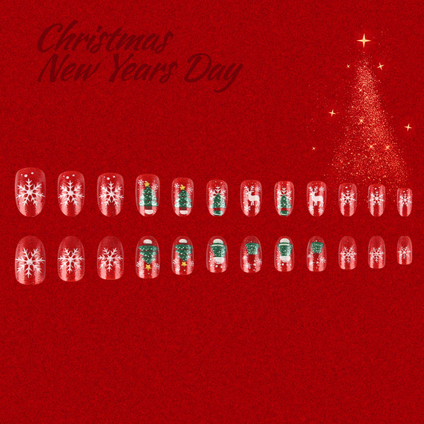 12 sizes/24 pcs press on nail