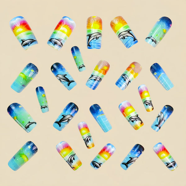 24pcs/Set Press On Nails