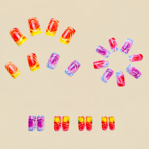 24pcs/Set Press On Nails