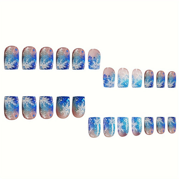 Blue series snowflake