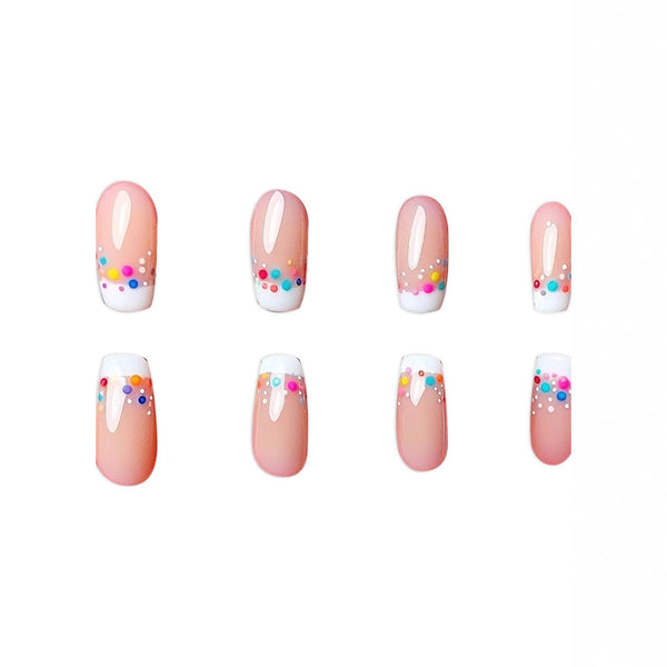 24pcs/Set Press On Nails L35