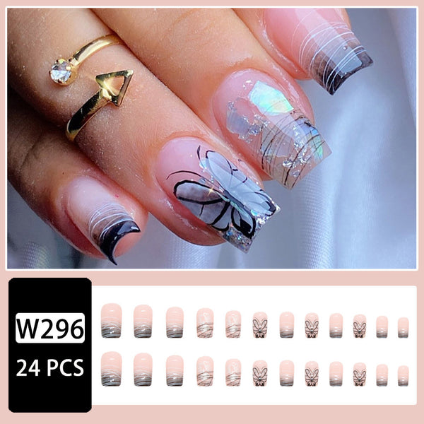 24pcs/Set Press On Nails