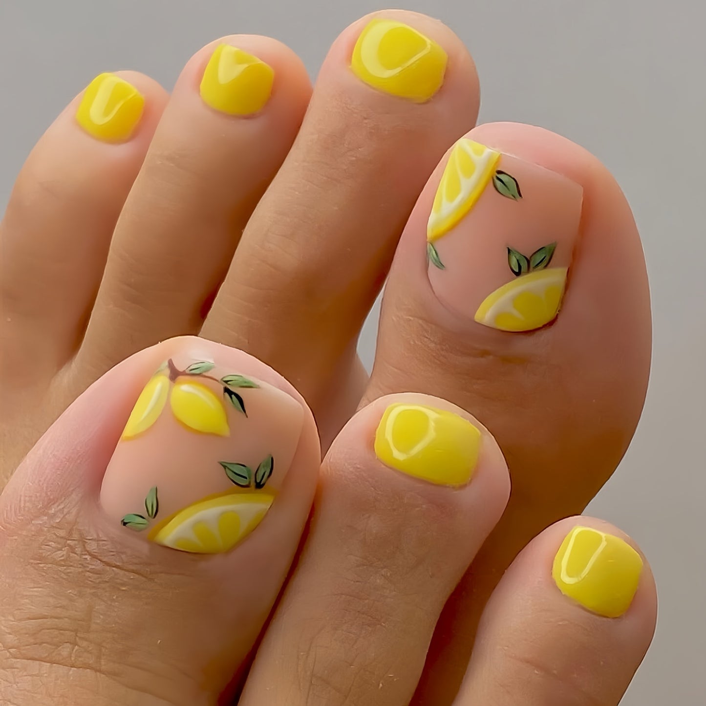 Pedicure fake nail Y668