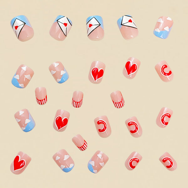 24pcs/Set Press On Nails