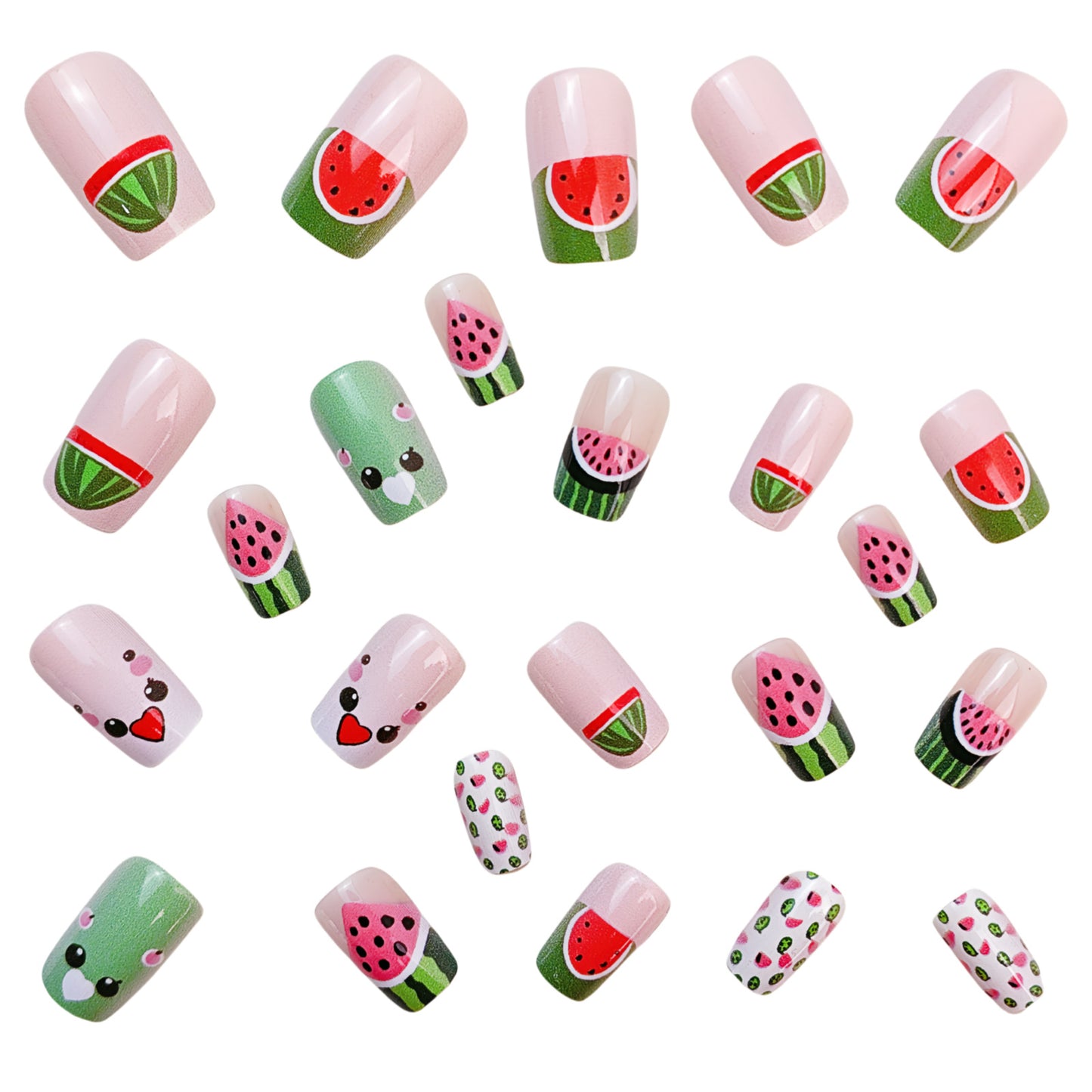 24pcs/Set Press On Nails