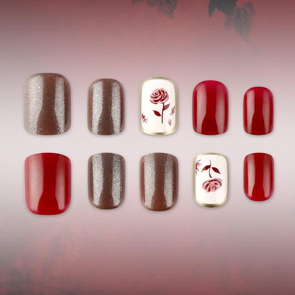 Rose pop glitter