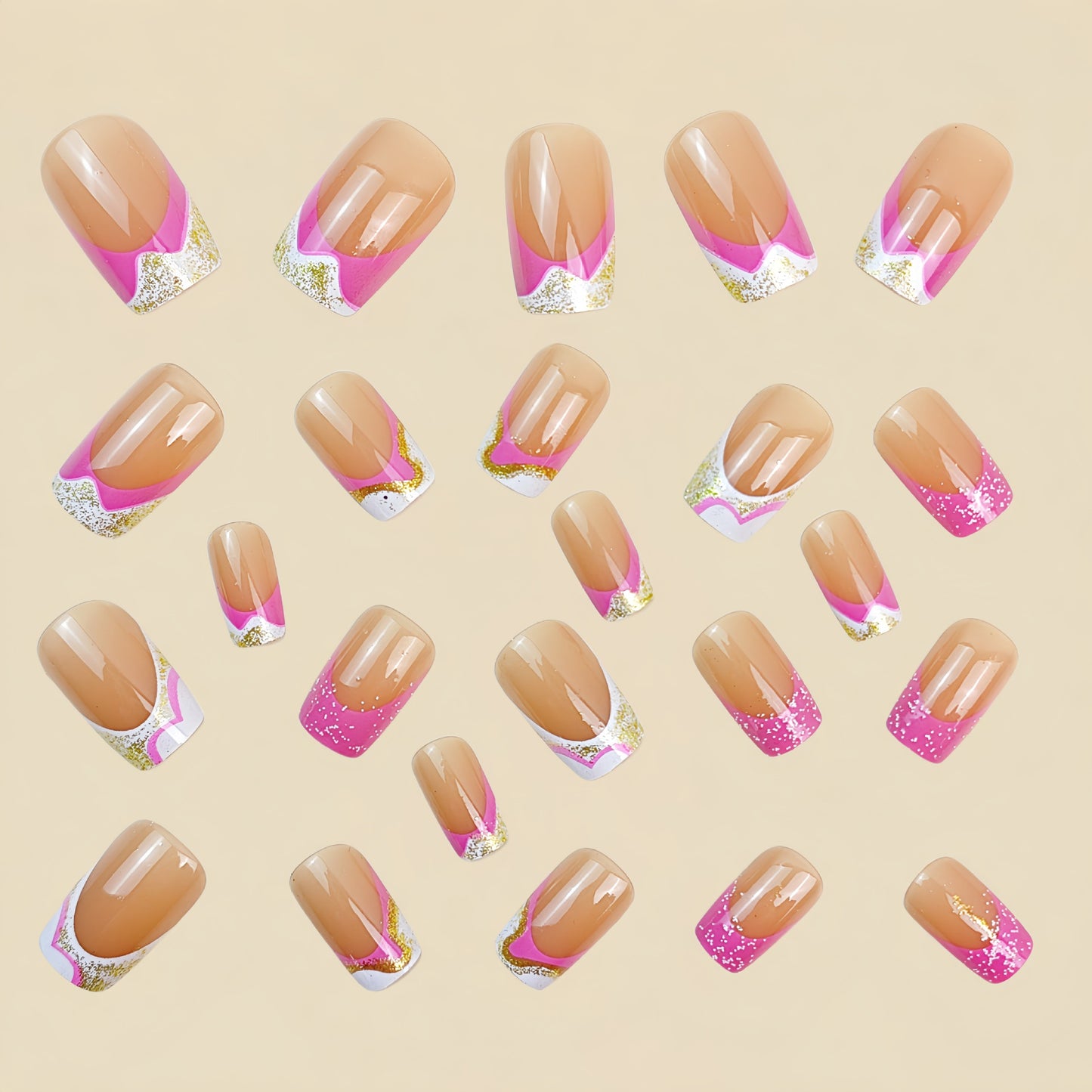 24pcs/Set Press On Nails