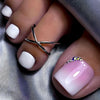 Pedicure fake nail Y863