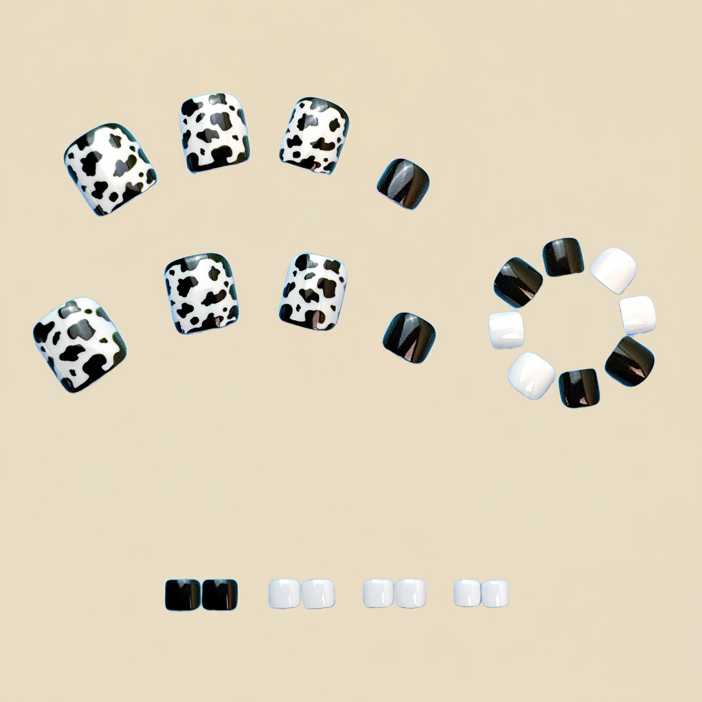 Pedicure fake nail Y715