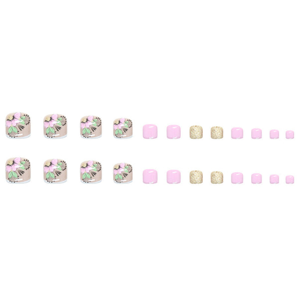 Pedicure fake nail Y052