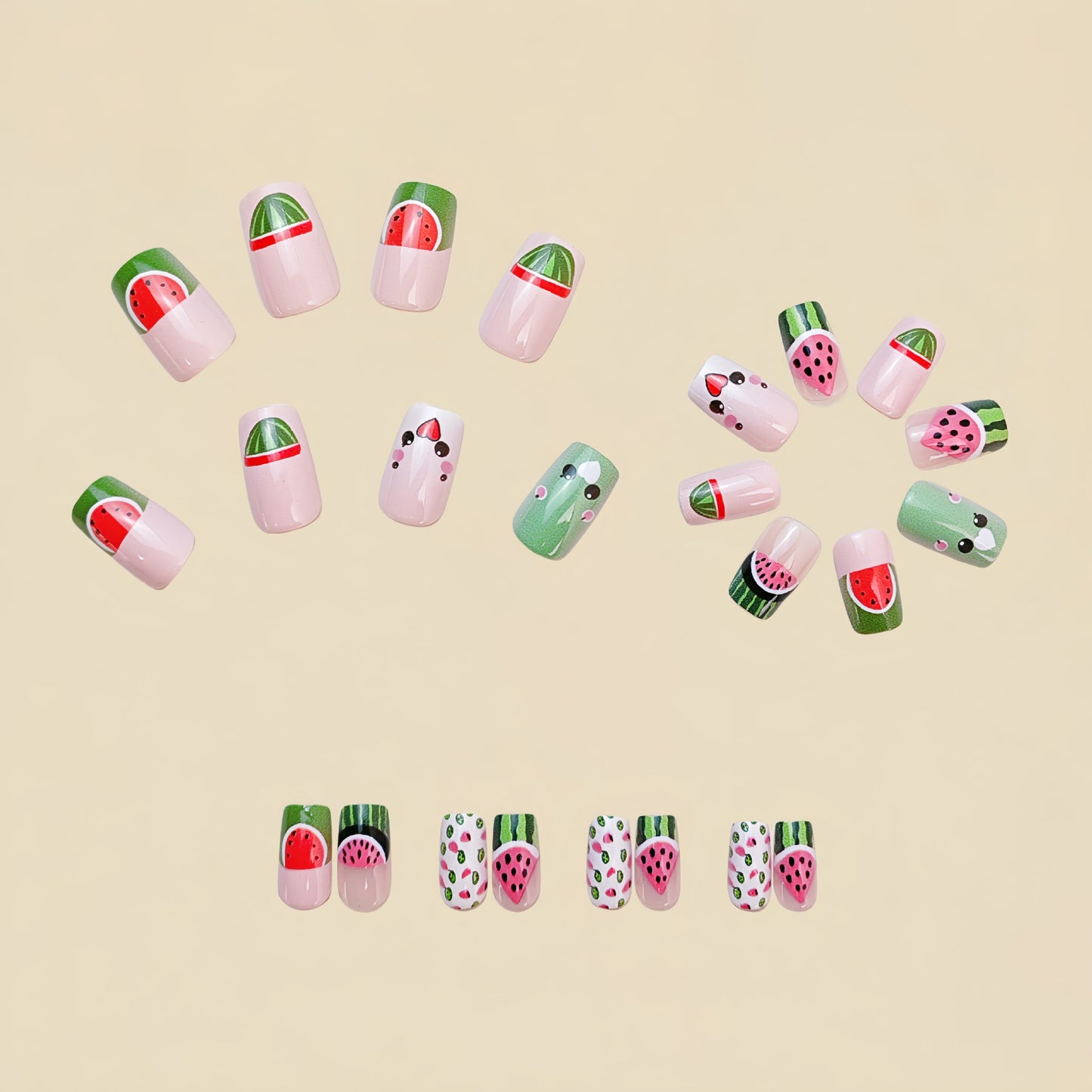 24pcs/Set Press On Nails