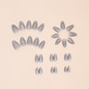 Solid color cat eye gray 30 pieces