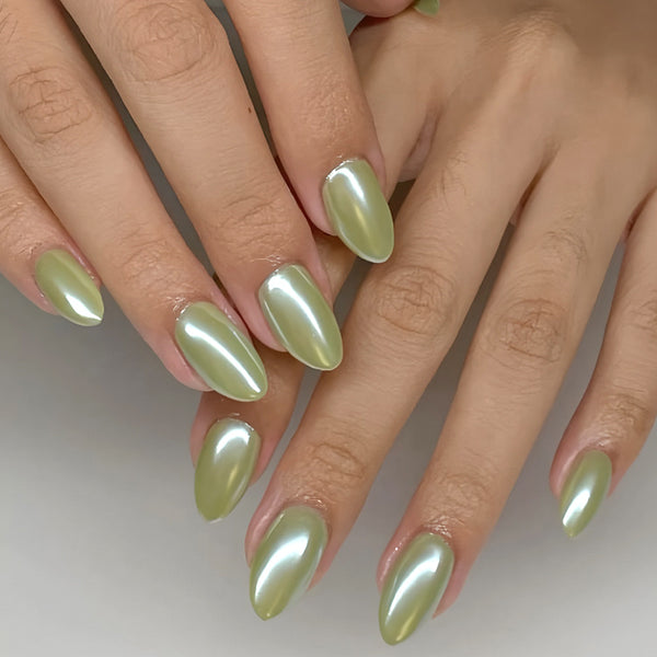 Lime Green Plated 32 Pcs