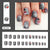 12 sizes/24 pcs press on nail