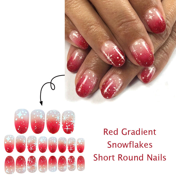 24pcs/Set Press On Nails JB973