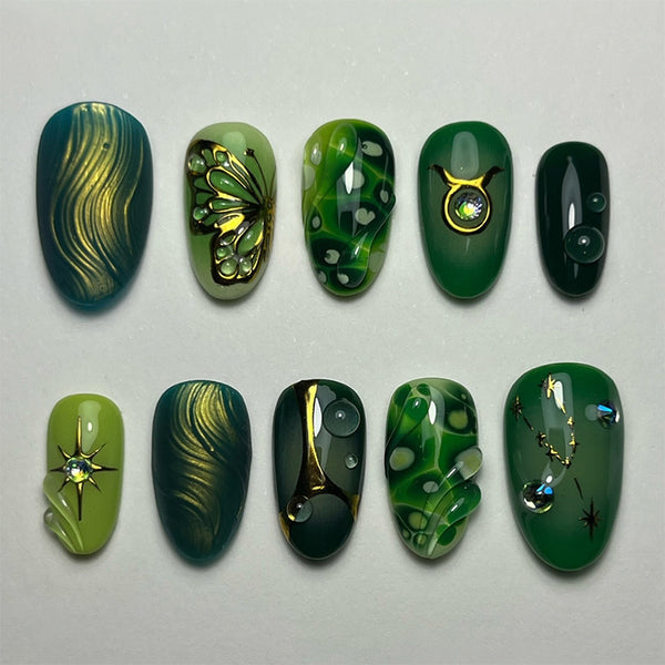 30 Pcs Halloween Press On Nail