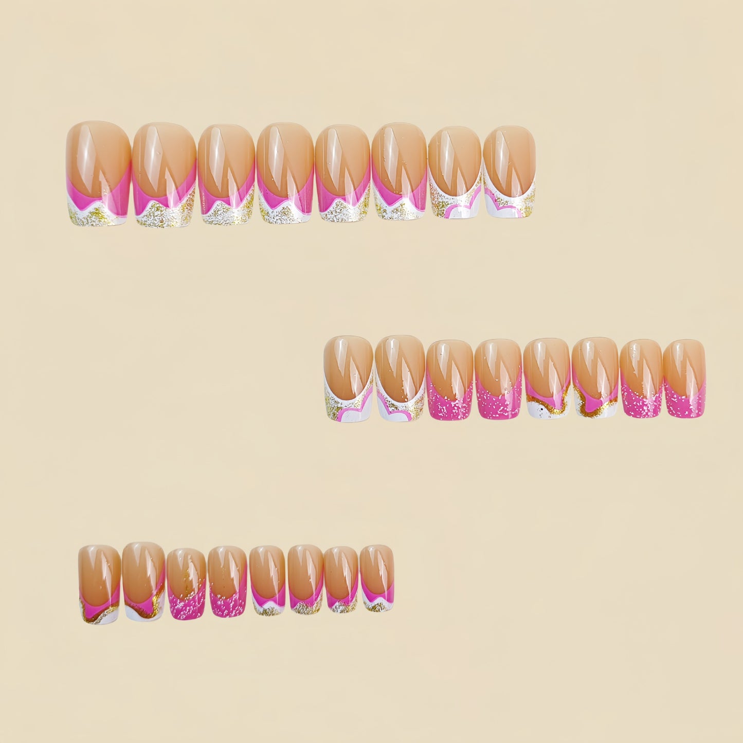 24pcs/Set Press On Nails