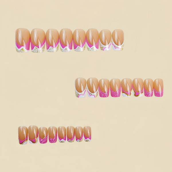 24pcs/Set Press On Nails Y770