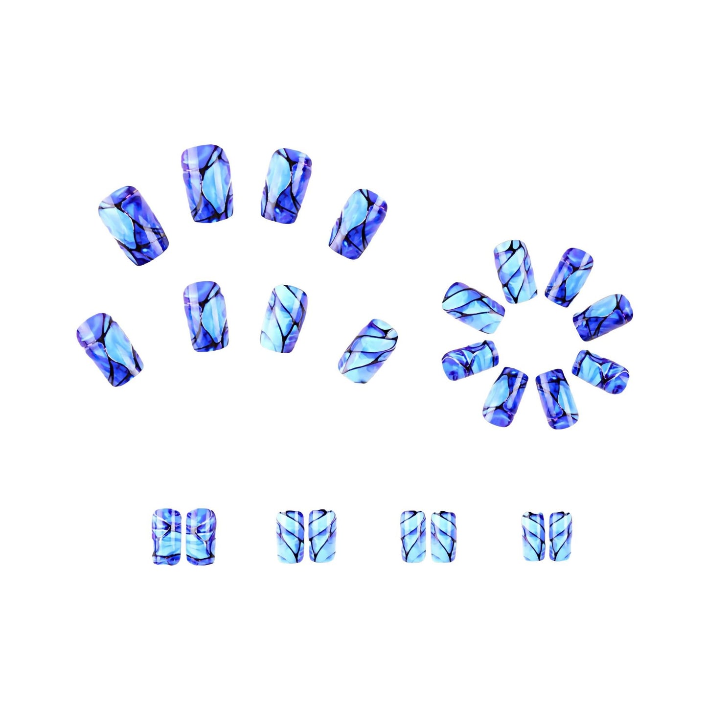 24pcs/Set Press On Nails
